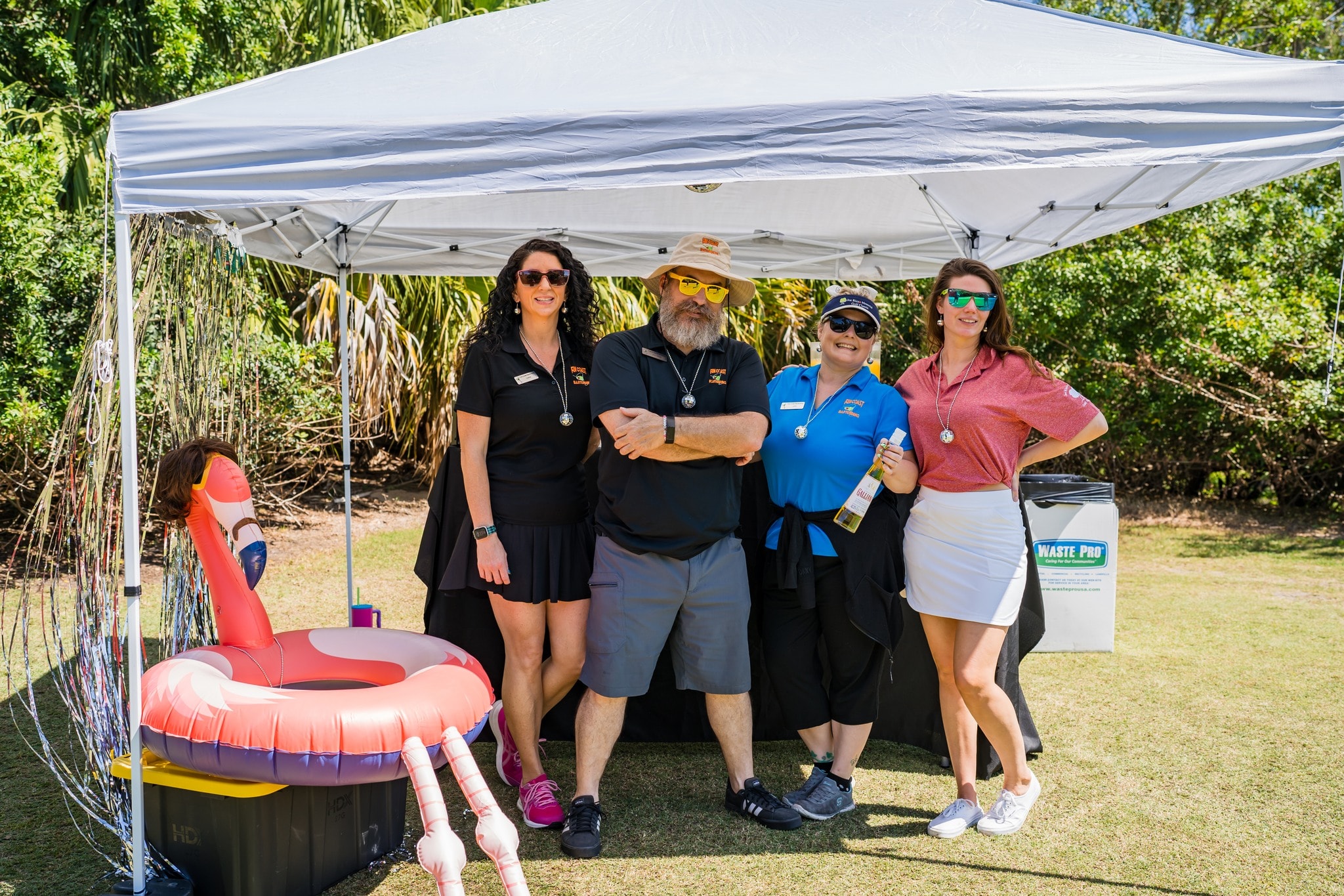 Fun Coast Bartending team serving at a golf tournament event