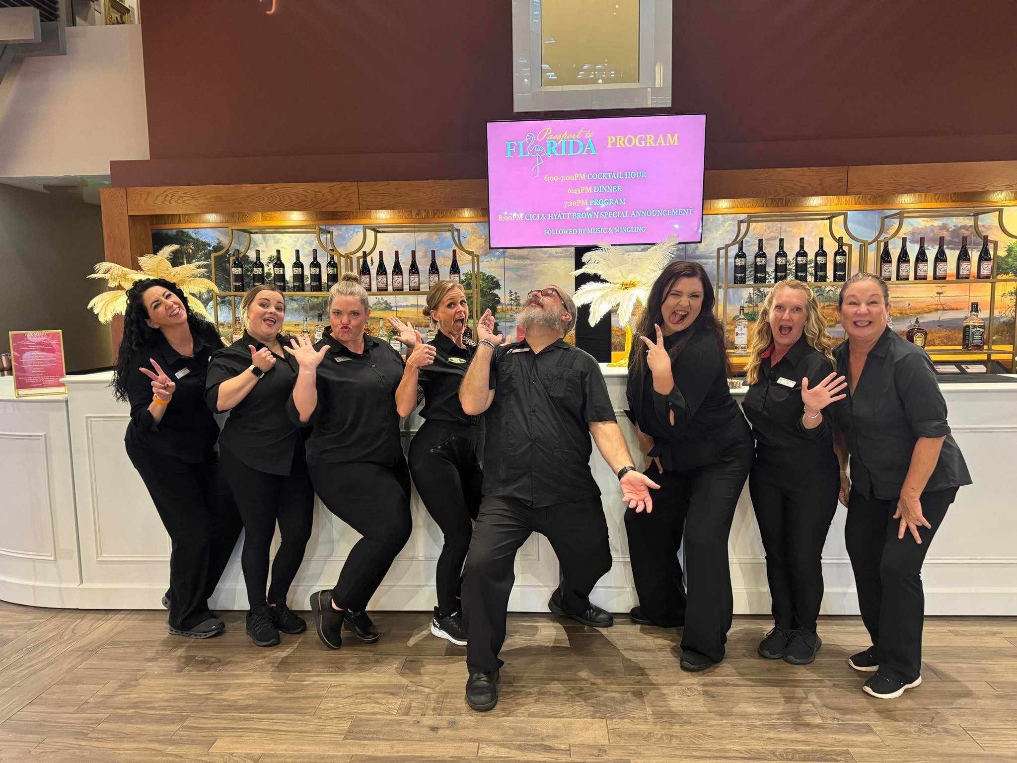 Fun Coast Bartending team celebrating at an event